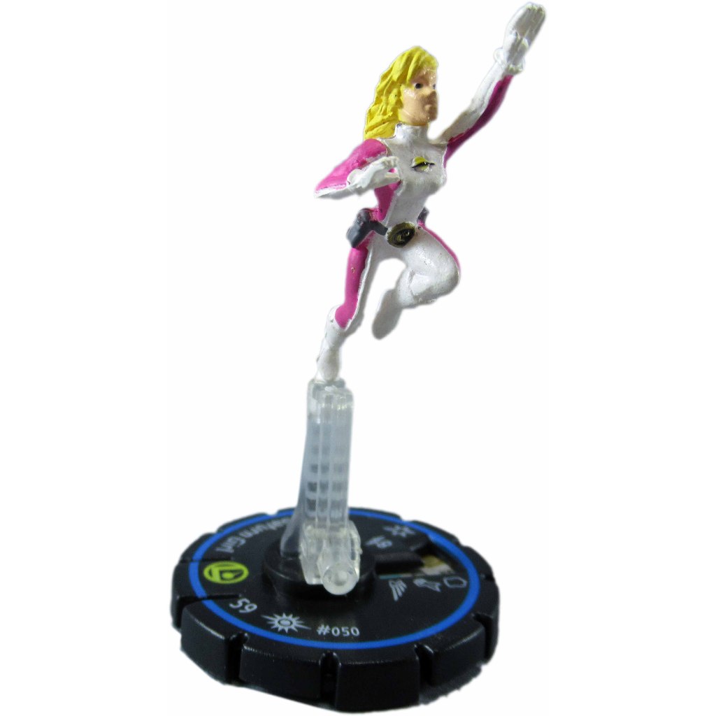 Miniatura Heroclix Saturn Girl 050 sem card Justice Legion of Super Heroes