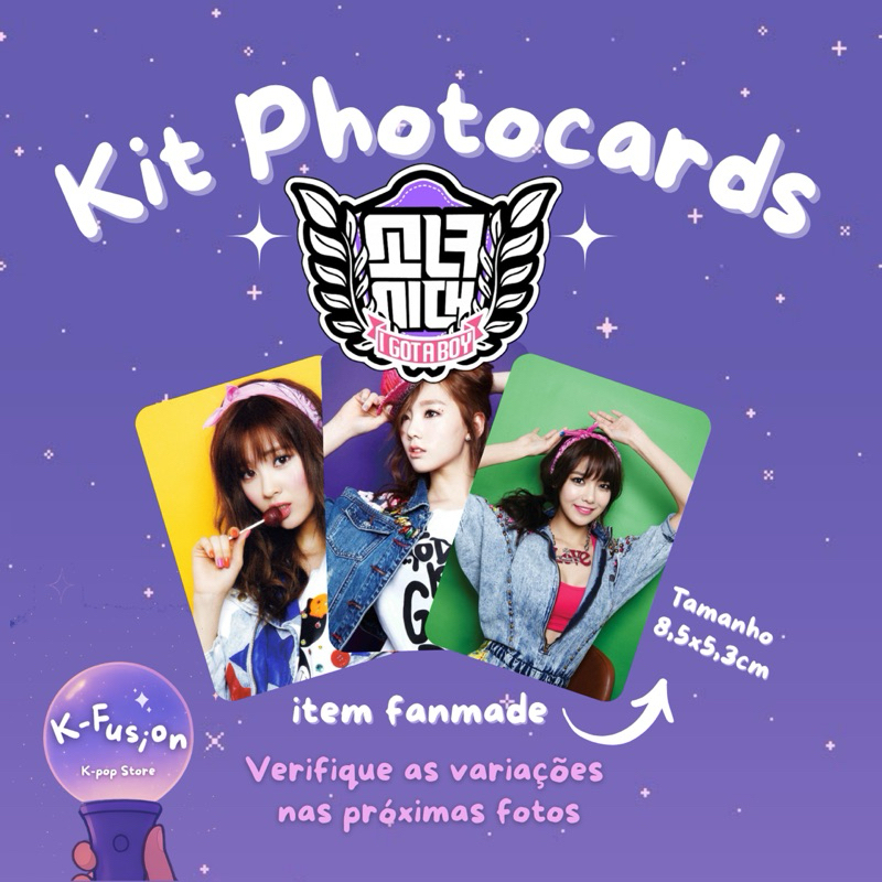Kit Photocards Girl’s Generation SNSD I Got a Boy