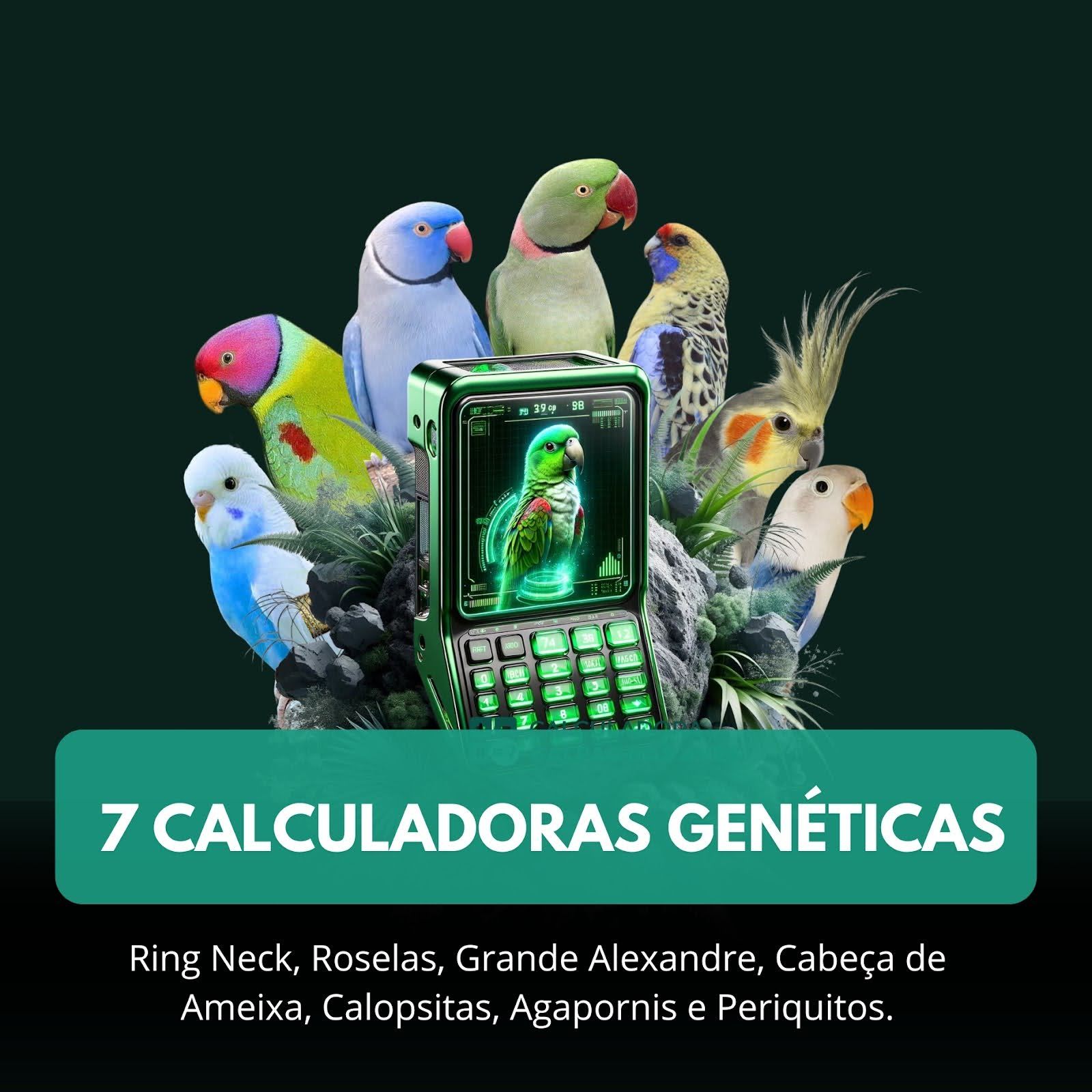 Coleção de 7 Calculadoras Genéticas