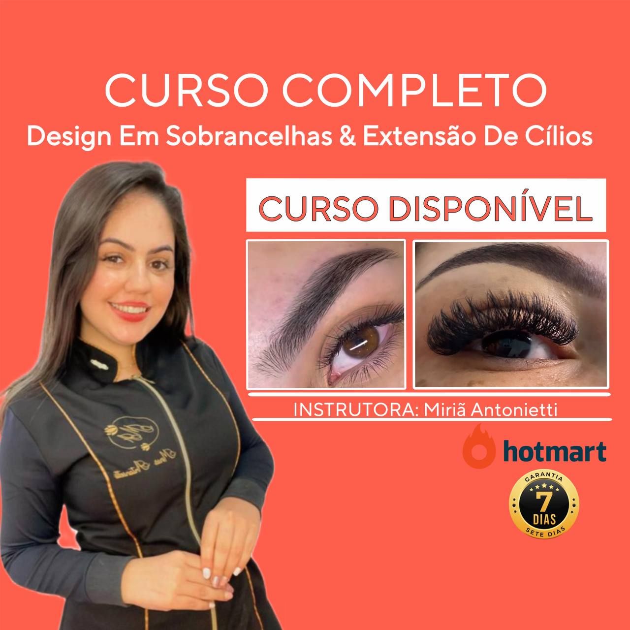 Curso desing de sobrancelha e extensão de cílios