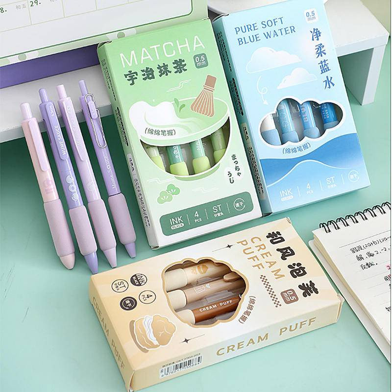4Fruit and Matcha Cake Shaped Cute Highlighters, Colorful Writing Pens, Japanese Stationery, Children's Gifts
