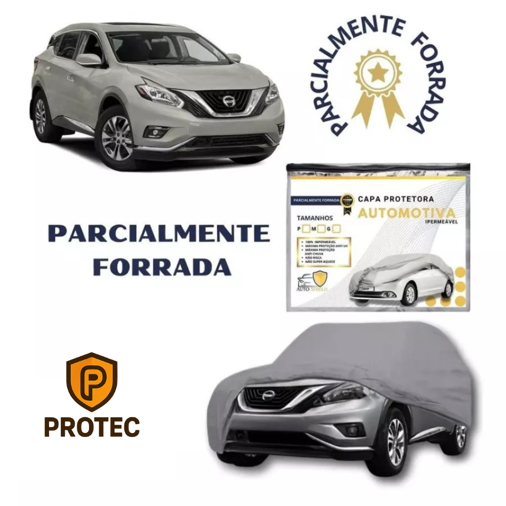 Capa para Carro Fiat strada/Gol/T-cross/Polo/Argo Proteção UV Sol/Chuva/Poeira P, M ,G