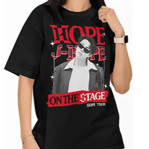 Camisa Premium J Hope On The Stage Tour  Camiseta 100% Algodão Unissex