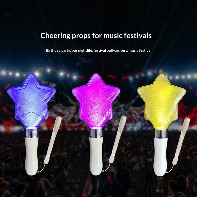 BEC Concert Light Sti Mini Star Heart Shape Glow Várias Cores Para Festas Musicais Ao Vivo Eventos Adereços NG