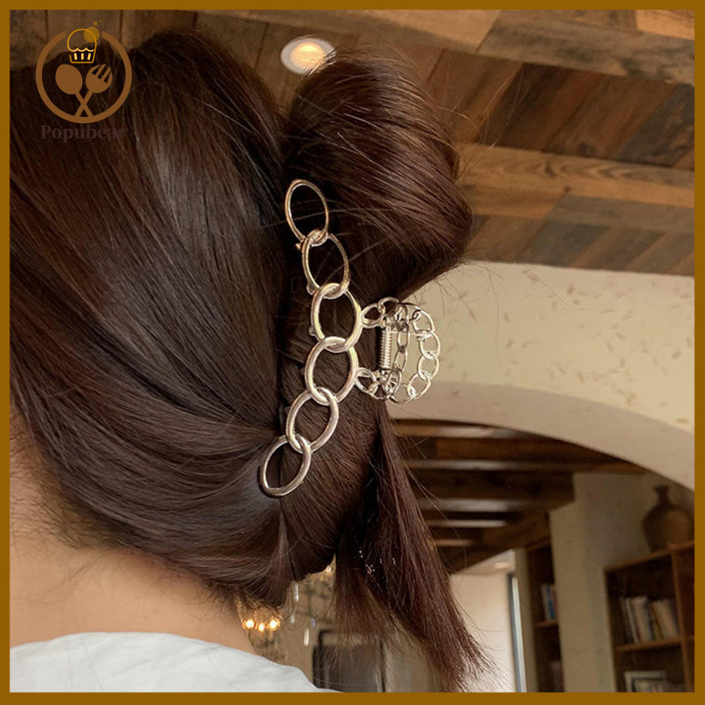 Hairpin Safe Material Hair Accessories Metal Claw Clip Star Heart Shape Non-slip for Thick Thin for Women and Girls