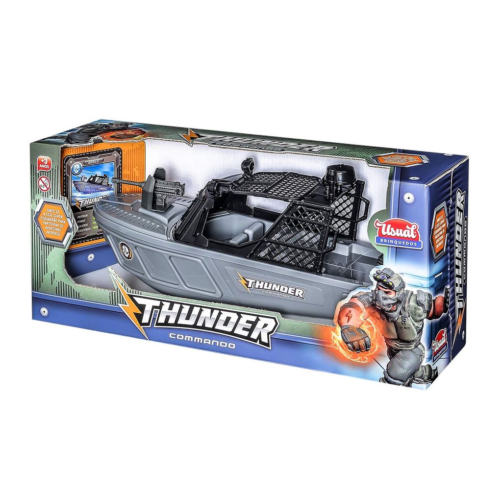 Barco de Brinquedo Thunder Commando - Usual Brinquedos