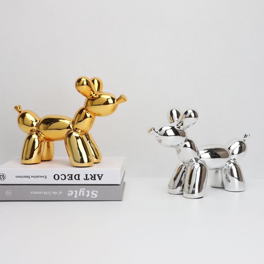 8CSL Nordic resin small balloon dog ornament for model homes, sales offices, bedrooms, study rooms, living rooms, dining
