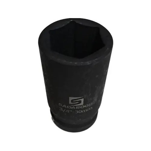Soquete Longa De Impacto 3/4 - Sextavado - 30 / 32 / 36mm