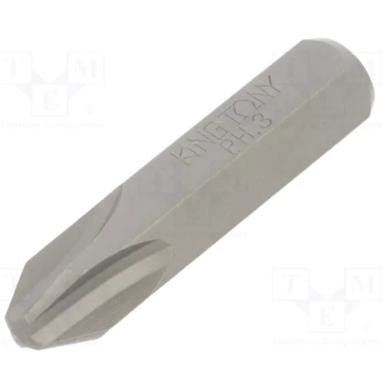 Ponta Bits Phillips Curto PH3 36MM Encaixe 5/16'' - King Tony