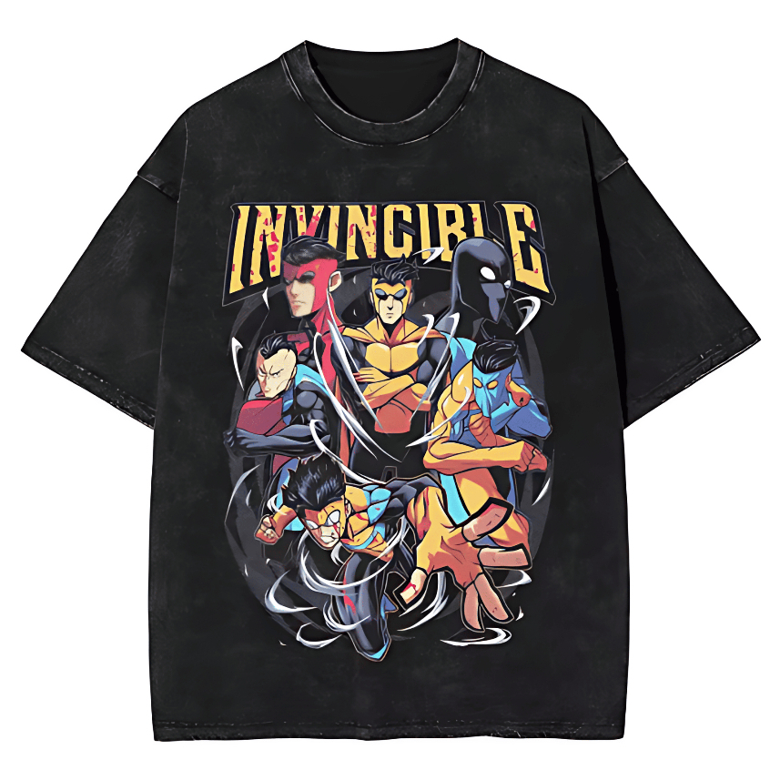 Camiseta Unissex Invencível Mark Grayson 100% Algodão Camisa Adulto/Infantil Tecido Confortável Macio