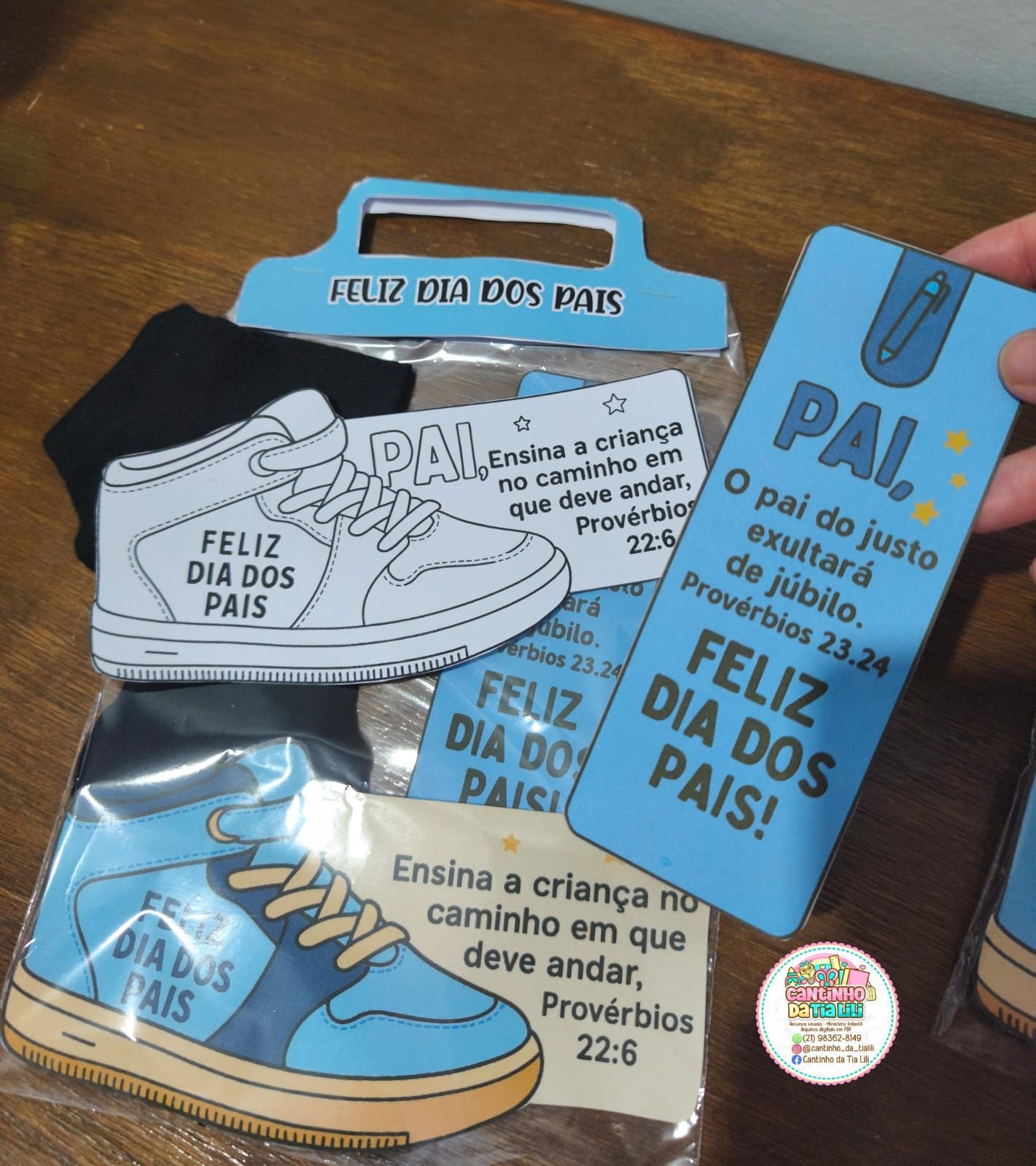 ???? Lembrancinha Dia dos Pais – Kit Fofo para Montar ????????