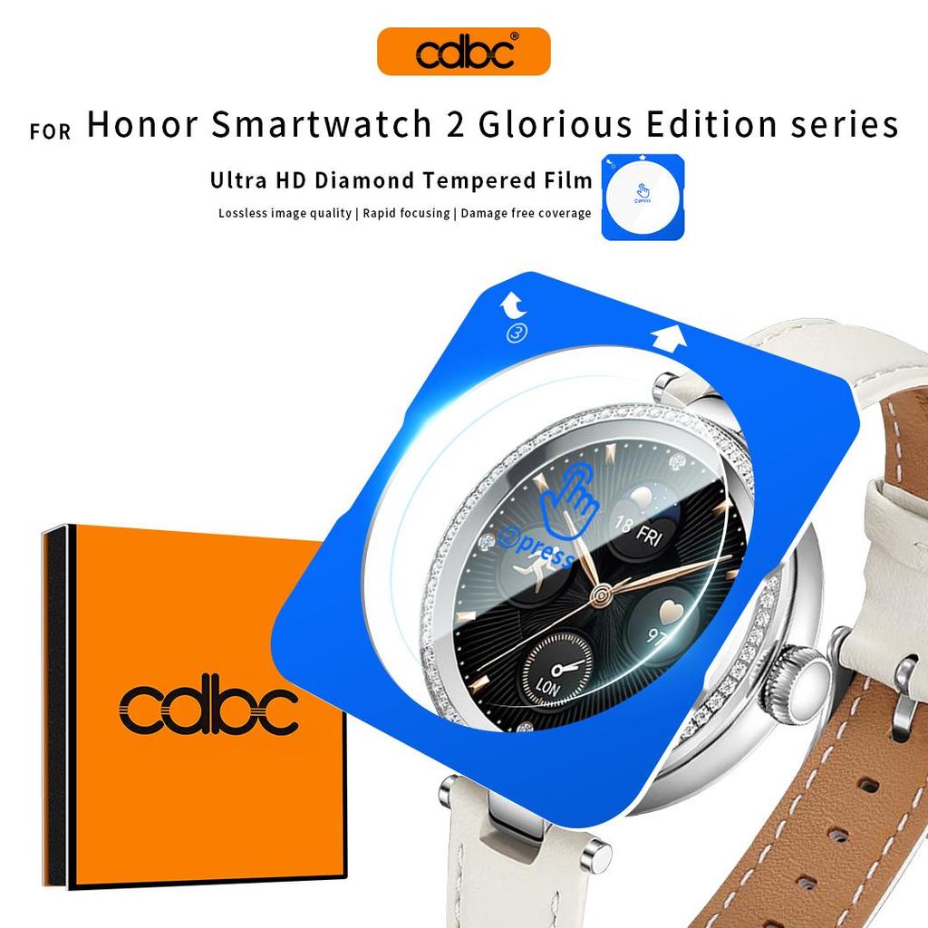 Protetor De Tela CDBC Premium Para Honor Watch 5 Ultra/5Pro/GS Pro/SAGA 2/Kids 3-Ajuste Perfeito , Sem Resíduos , HD , À
