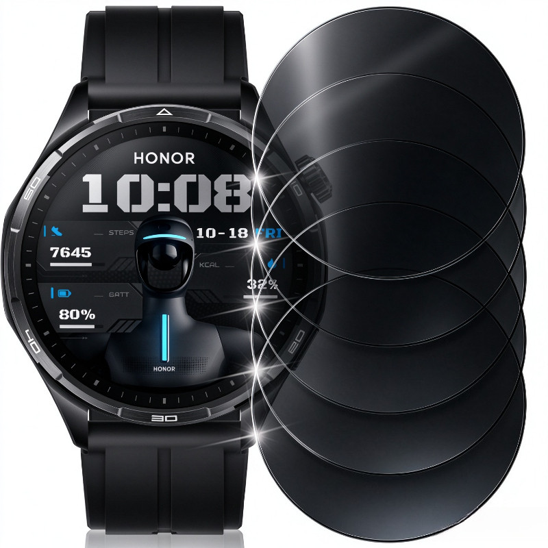 1-3 Unidades Para Honor Watch 6 Pro Plus Filme De Vidro Temperado De Privacidade Anti-Espião 6Pro 6Plus Impressões Digit