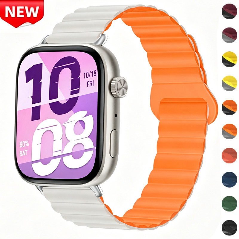 Faixa Magnética De Silicone Para Honor Watch X5i , Pulseira De Substituição Esportiva Macia