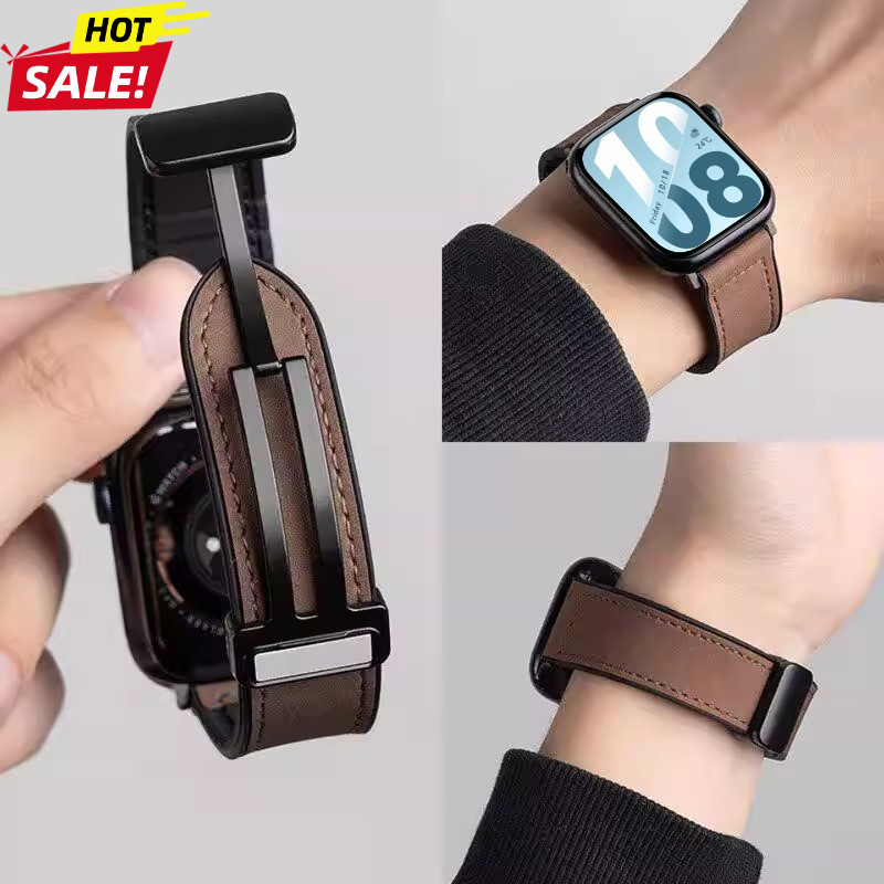 Nova Pulseira De Couro Genuíno Para Honor Watch X5i Magnética Substituição X5i