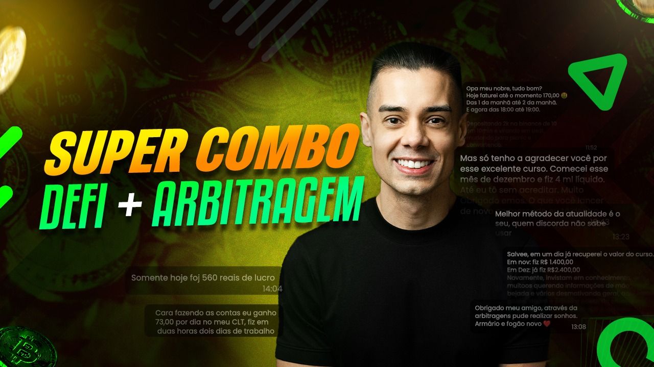 Super Combo Cripto: Arbitragem + Defi