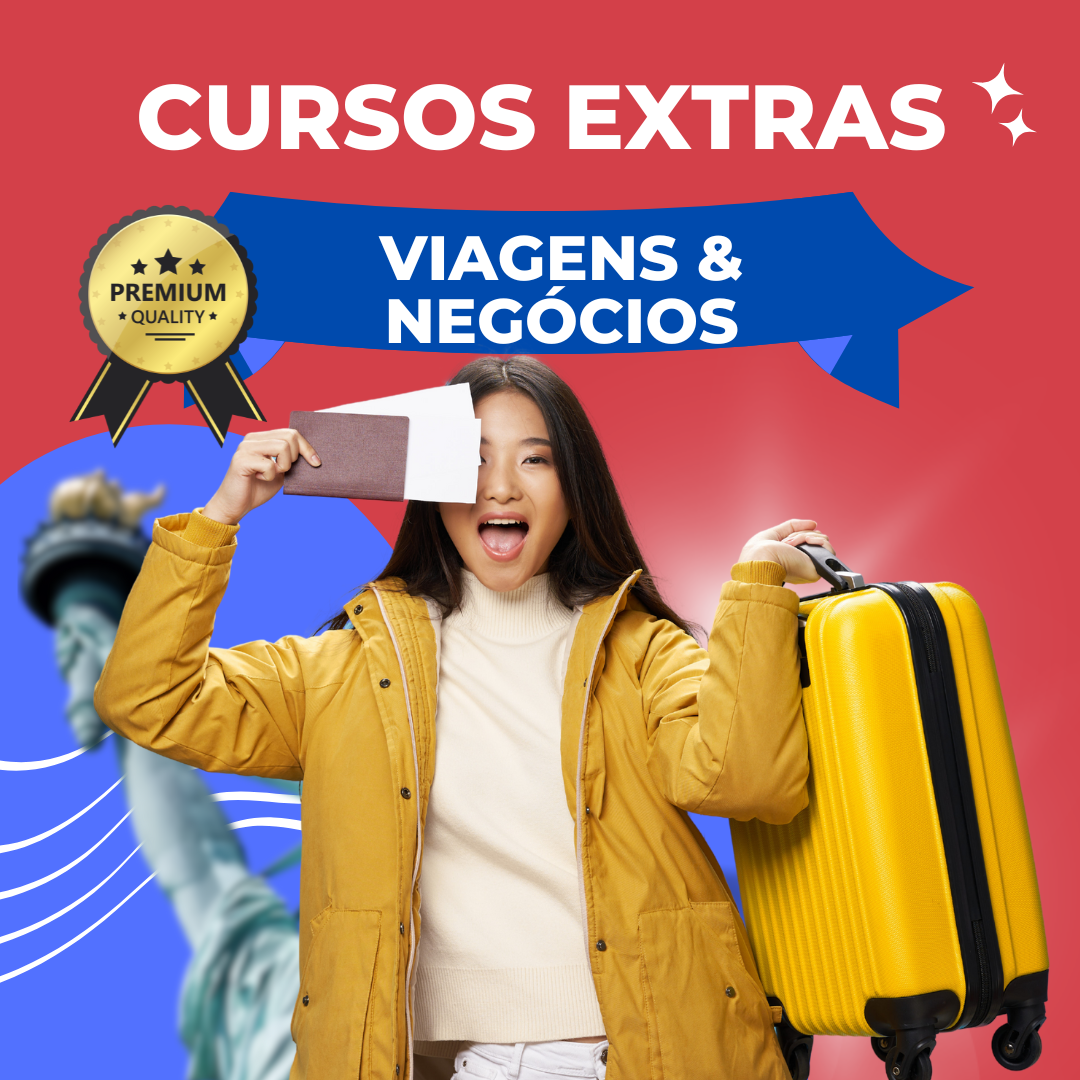Combo Cursos Extras Viagens|Entrevista|Negócios
