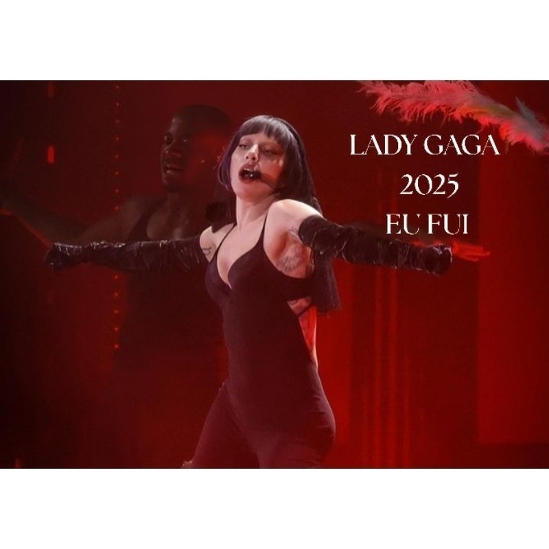 Quadro Show LAdy Gaga 2025 Rio de Janeiro eu fui
