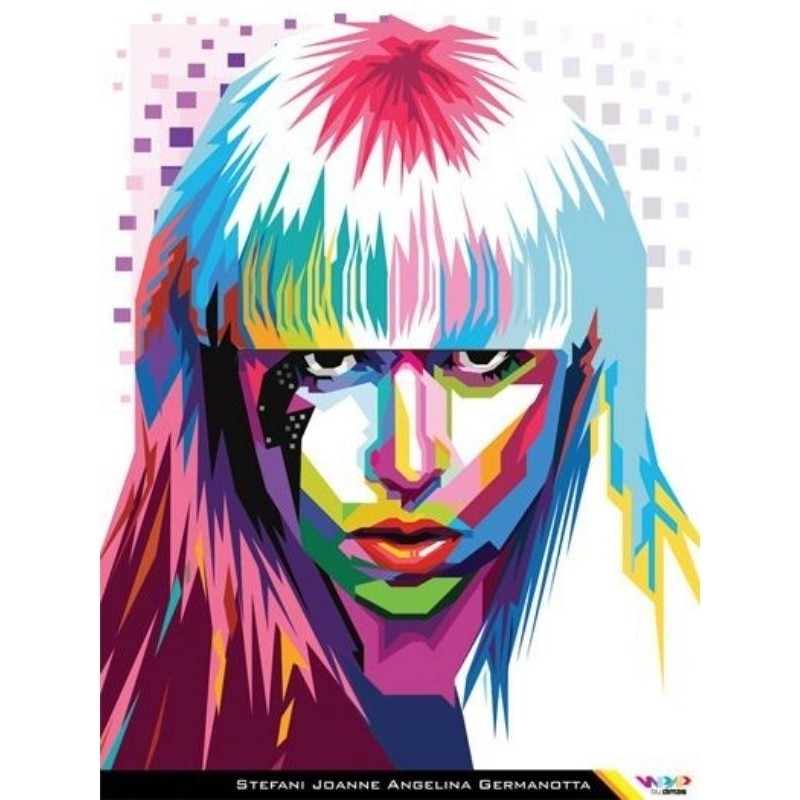 Quadro Decorativo LAdy Gaga Placa Decorativa MDF tamanho A4 28x20 Envio Imediato