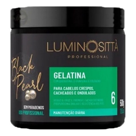 Gelatina Capilar Cachos Black Pearl 500gr  - Luminosittà