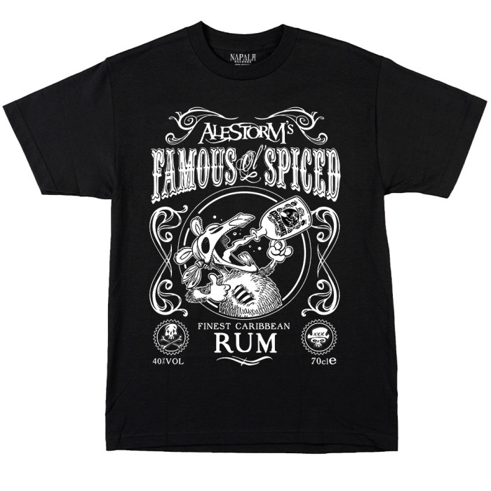 Music.Soul Camiseta Unissex Famous Ol Spiced Estampa Nautica Confortavel Estilosa Atemporal Casual