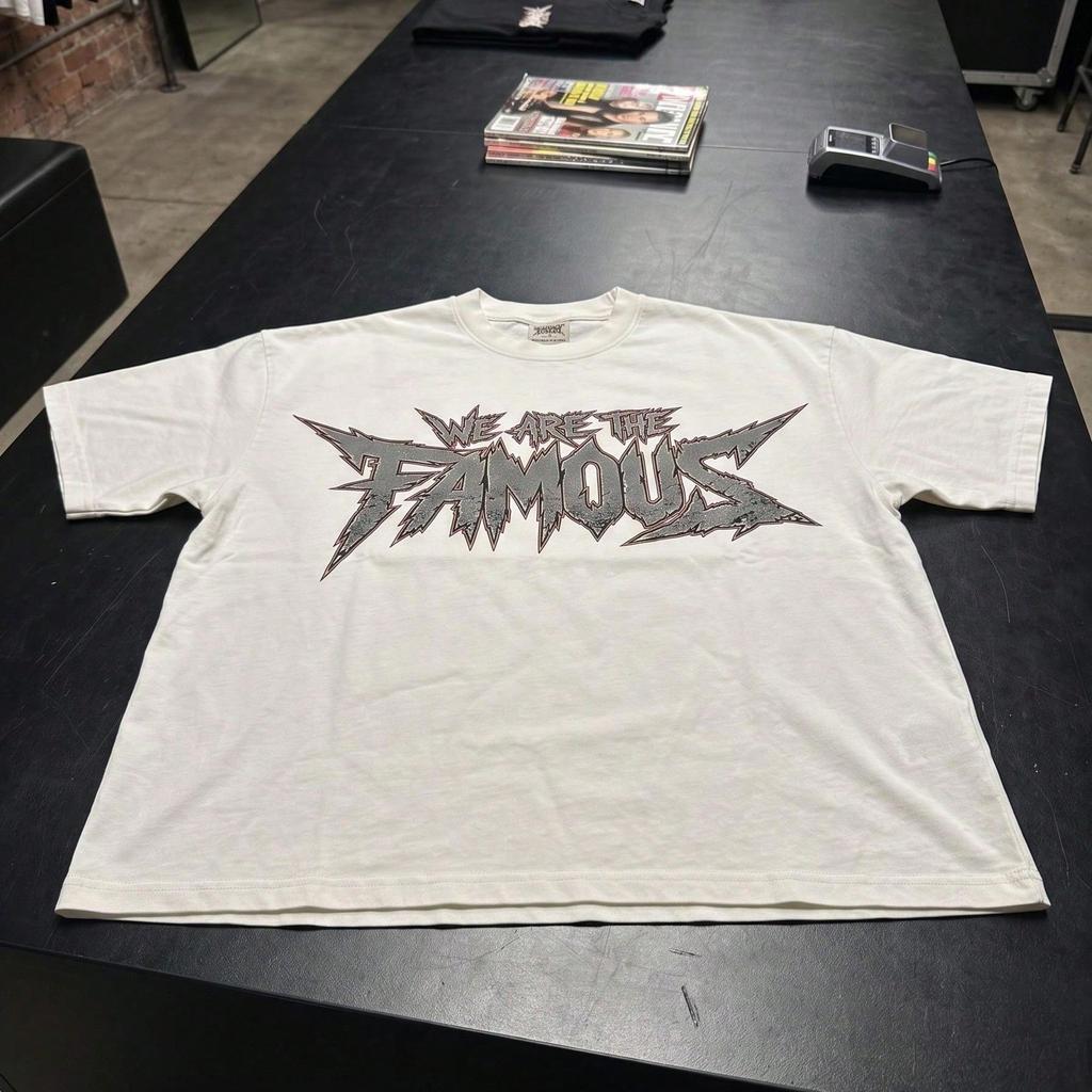 Camiseta Oversized 100% algodão em alta qualidade FAMOUS | peça com caimento incrivel , ideal para homem e mulheres