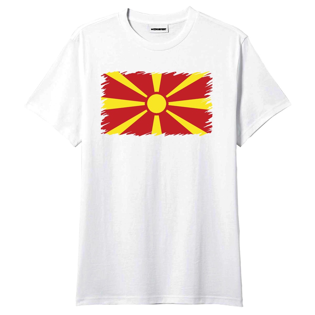 Camiseta Bandeira Macedônia