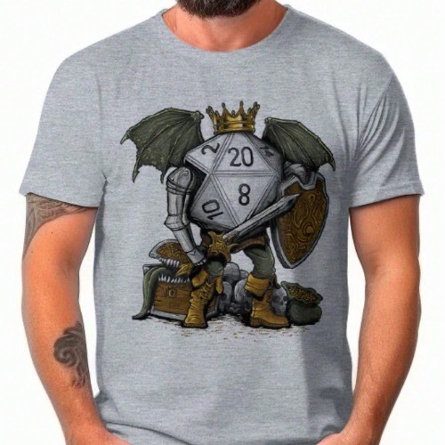 Camiseta RPG Force Dado High Quality Série Games Jogos Blusa Camisa