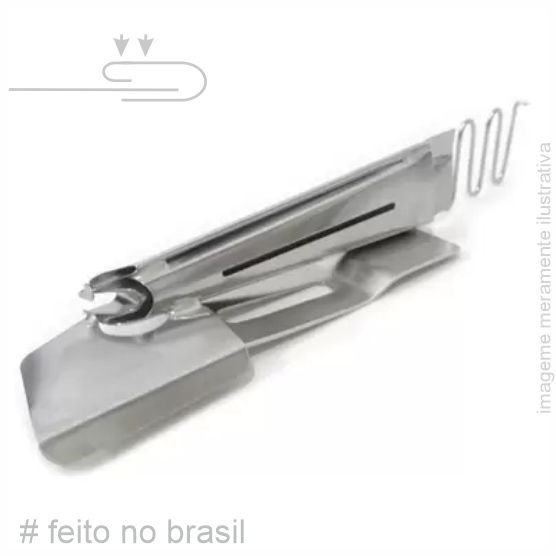 APARELHO VIÉS GALONEIRA 1 DOBRA ENTRADA DO TECIDO DE 25MM
