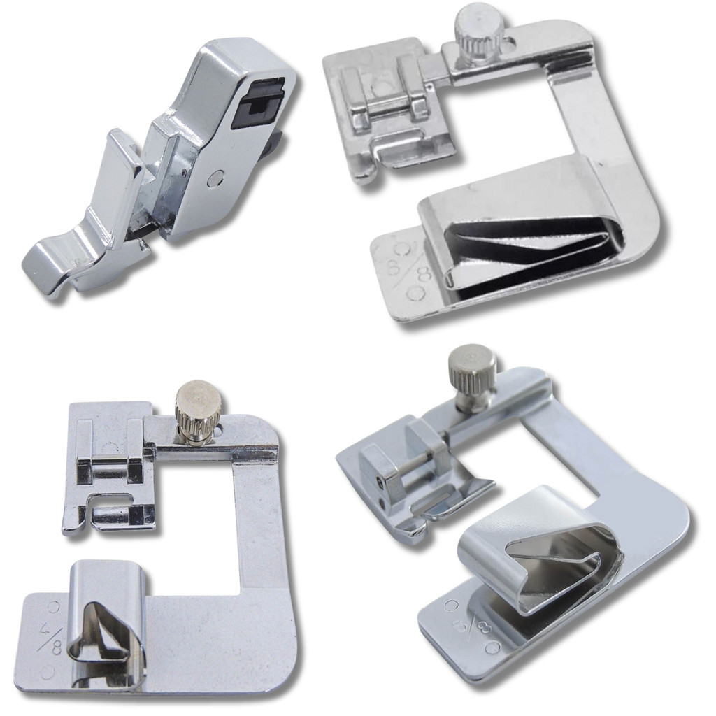 Kit Calcador de Bainha, Barra 10mm, 19mm e 25mm 6290-4, 6 e 8 e Mais Calcador Adaptador Haste Baixa CY-7300F