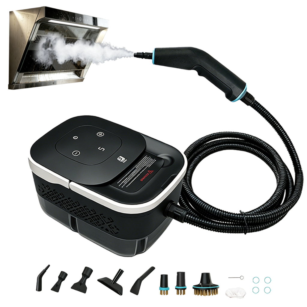 2500W Limpador A Vapor De Alta Temperatura High Pressure Temperature Steam Cleaner Conjunto 14 Peças