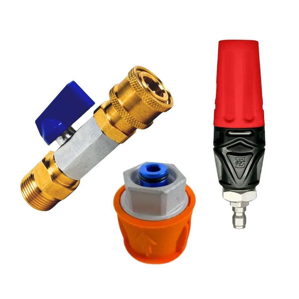 KIT HIGH PRESSURE +  CONECTOR + BICO LEQUE KERS/SIGMA TOOLS
