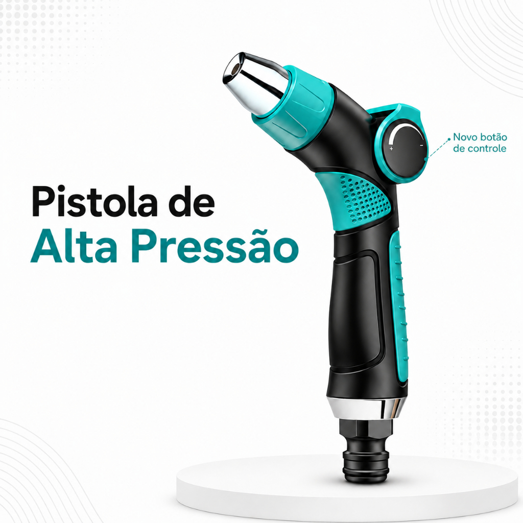 High Pressure Nozzle for Hoses with Three Different Jet Types