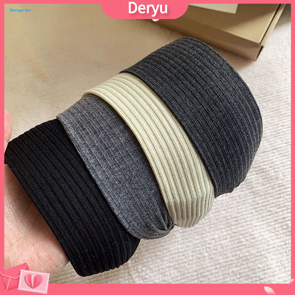Elastic Hairband Ultra Wide Thickened Hair Hoop Headband High Soft Sponge Inner No Pressure Comfortable Fabric Accessory