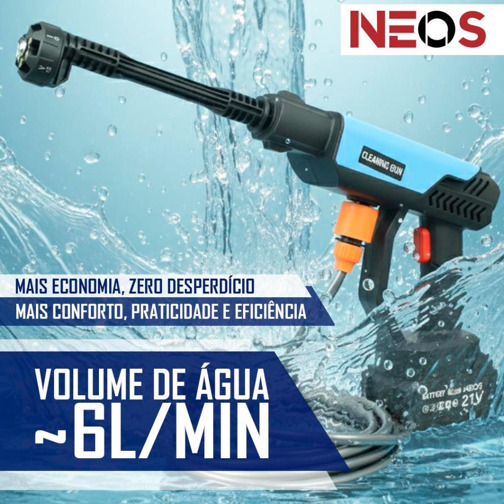 Lavadora De Alta Pressão  200W Sem Fio Pulverizador EléTrico De Tinta PortáTil Bateria RecarregáVel High Pressure Washer