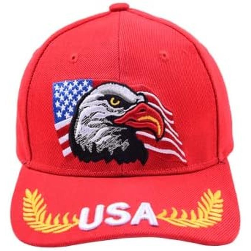 Boné American Eagle Flag Bordado De Beisebol Com Bandeira Dos Eua