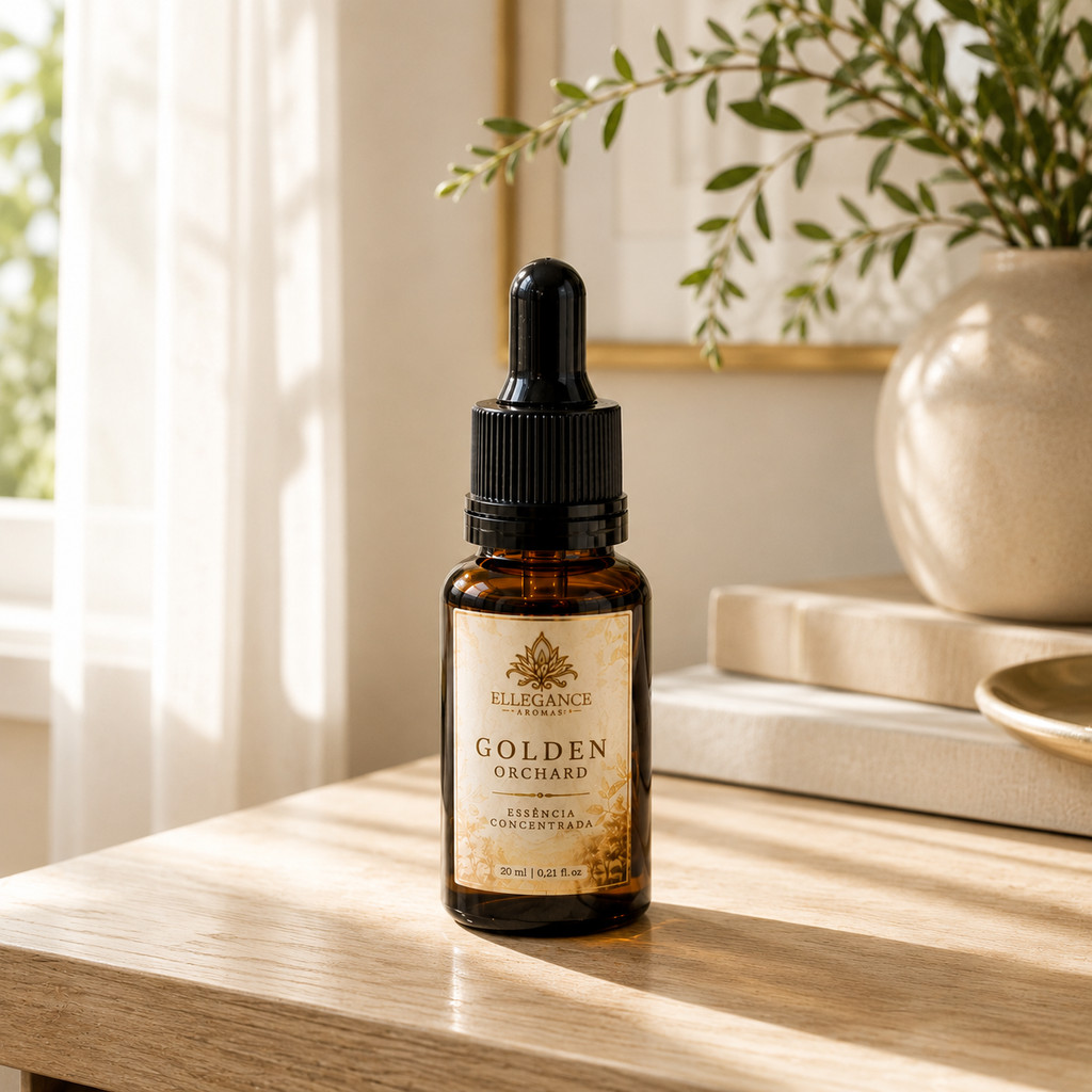 Essência Concentrada Golden Orchard 20 ml | Para Difusor Elétrico | Ellegance Aromas