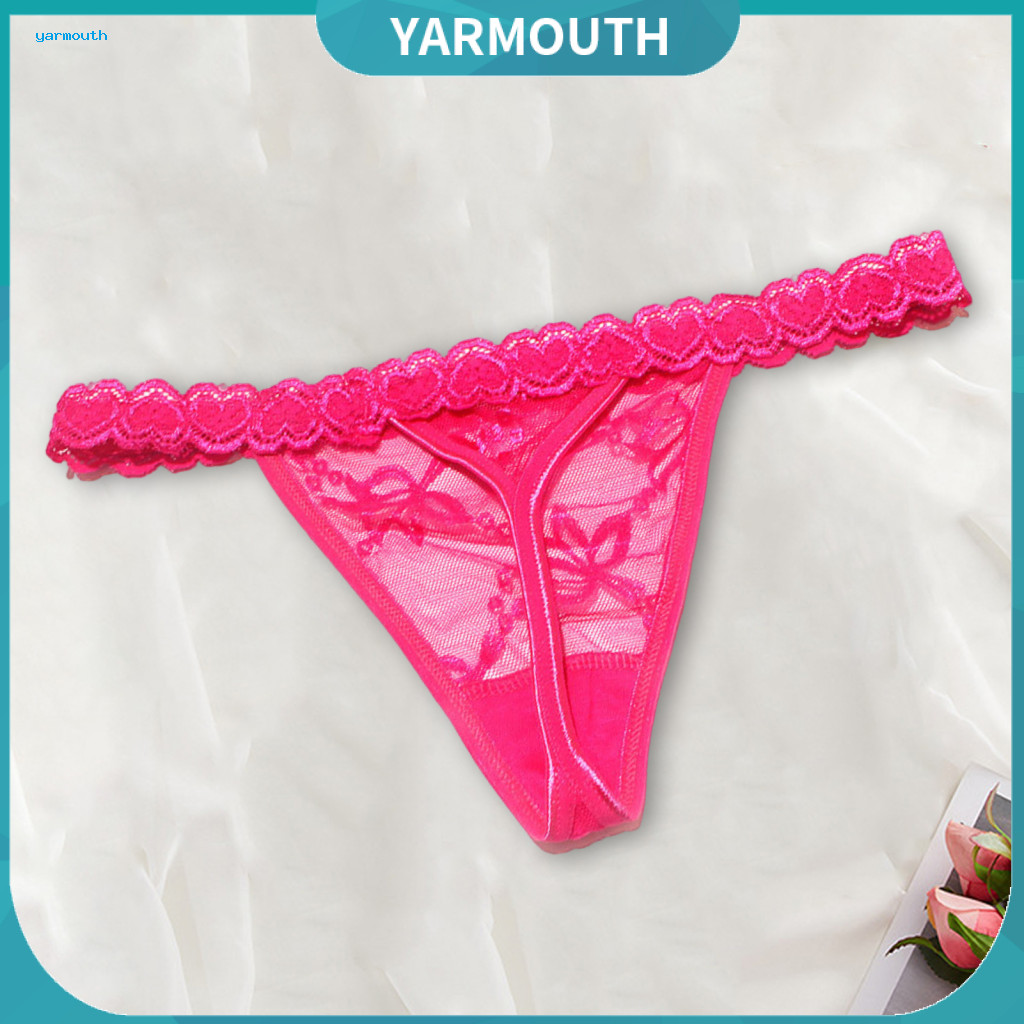 Women Lace Panties Underwear Women’s Hollow Out Floral Embroidery Low Waist Elastic Thin Breathable for Wedding Night