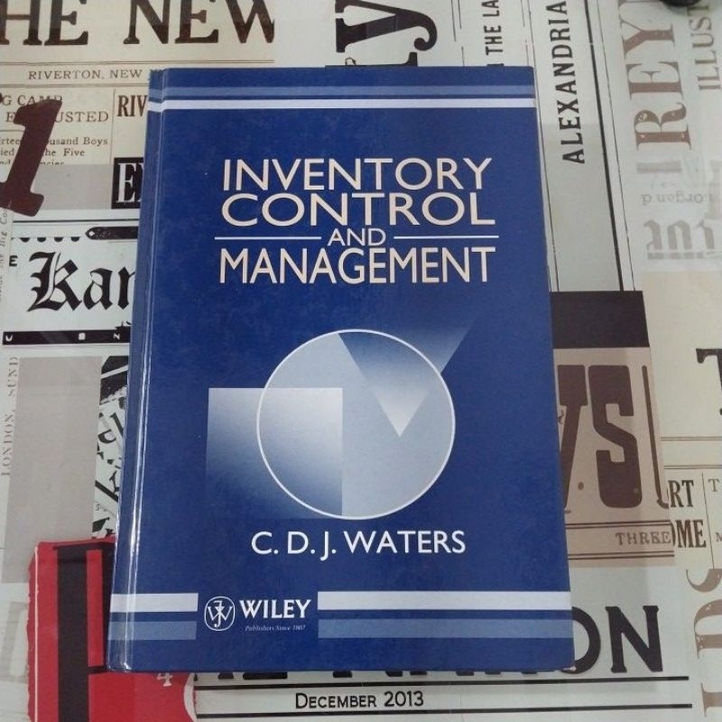 Inventory Control and Management - C. D. J. Waters