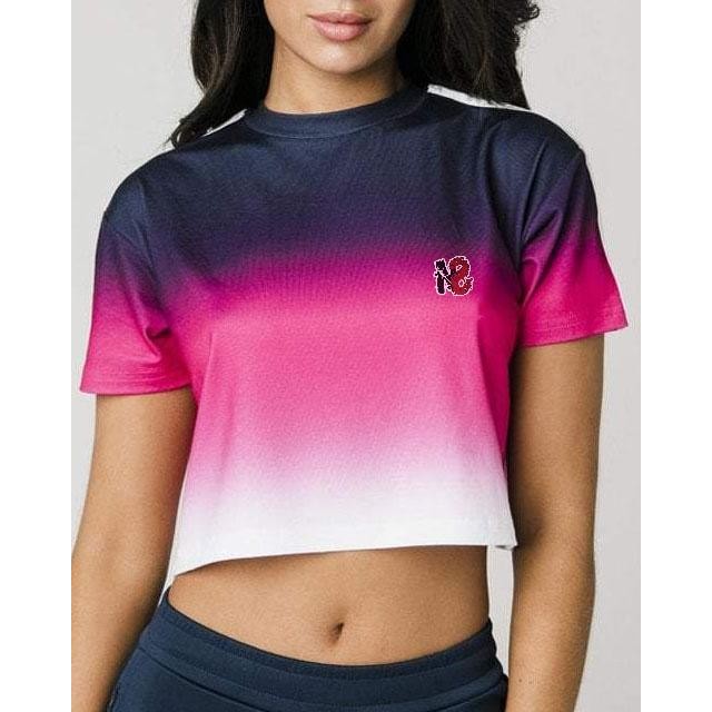 Blusa Cropped Dry Fit Degradê Crop Tee - TOTAL - NO SENSE