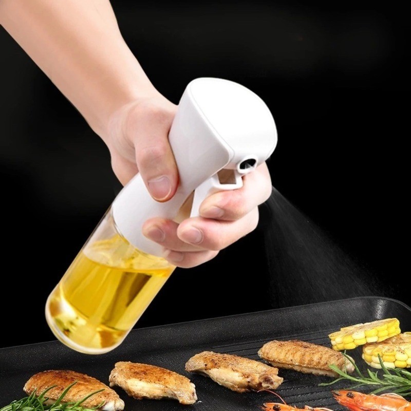 200ml Glass Sprayer for Oil, Olive Oil and Vinegar – Kitchen Spray