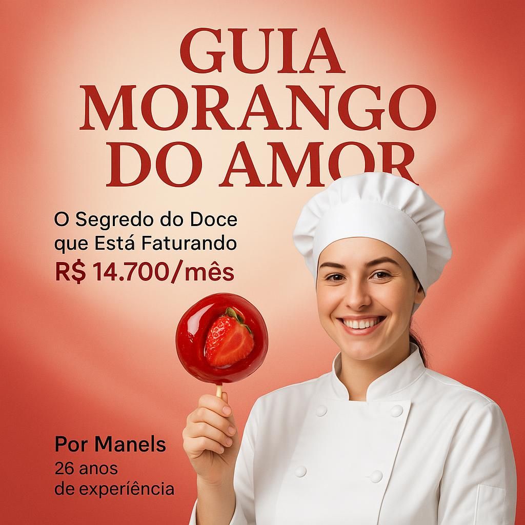 MORANGO DO AMOR - O Segredo do Doce que Está Faturando R$ 14.700/mês