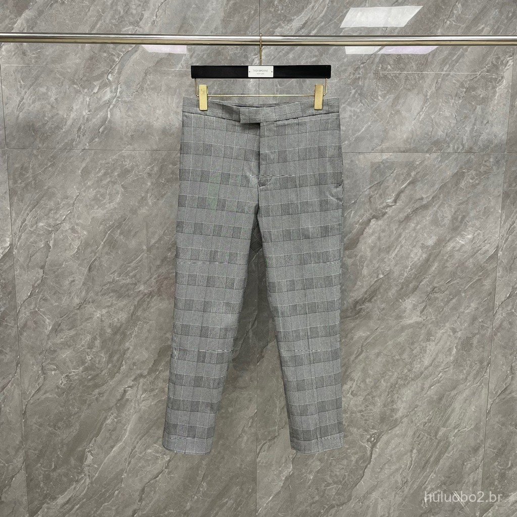 MC40 New autumn and winter plaid business trousers, unisex, casual and versatile, trendy