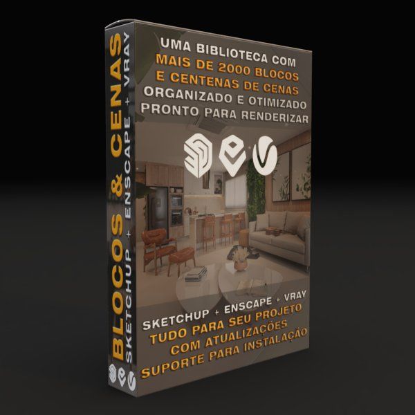 Blocos & Cenas para Sketchup