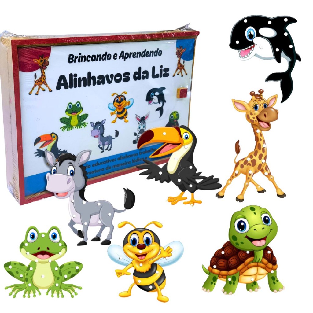 Jogo Educativo Divertido Turma Do Alinhavo Criança Bebe