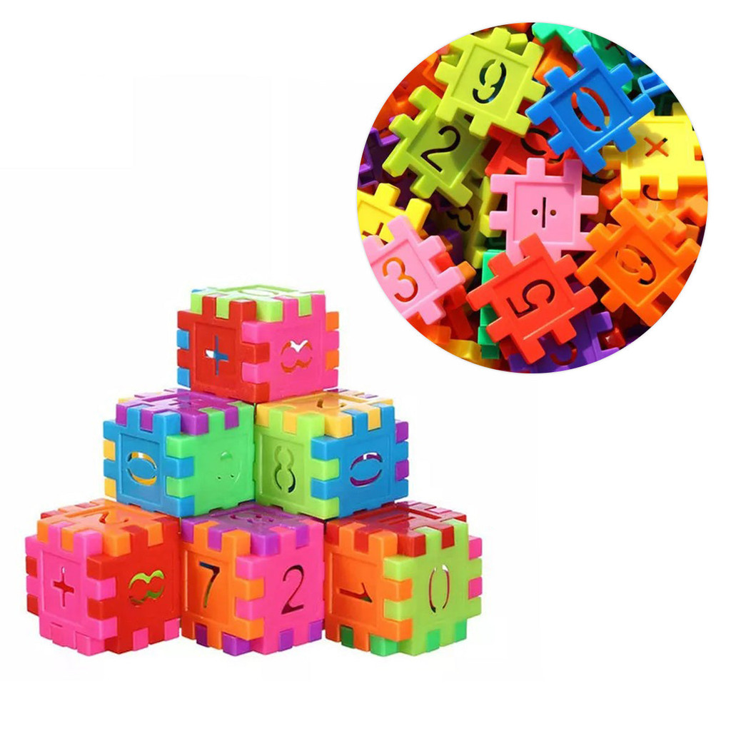 Brinquedo Interativo de Montar Blocos Coloridos Original