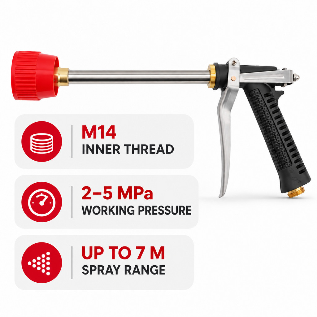 VILKOR High Pressure Atomization Spray Nozzle | Agricultural Piston Pump Irrigation Tool