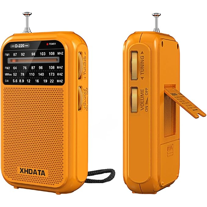 Rádio Portátil Xhdata D220 Vintage