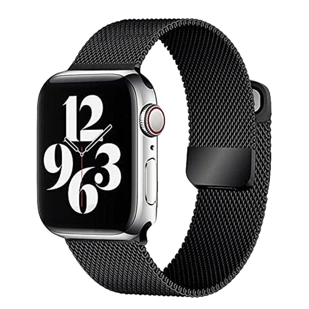 Pulseira Milanese Aço Metal Magnetico Fecho 38mm/40mm Apple Watch X7/X8/T500 Iwo 12/13/16