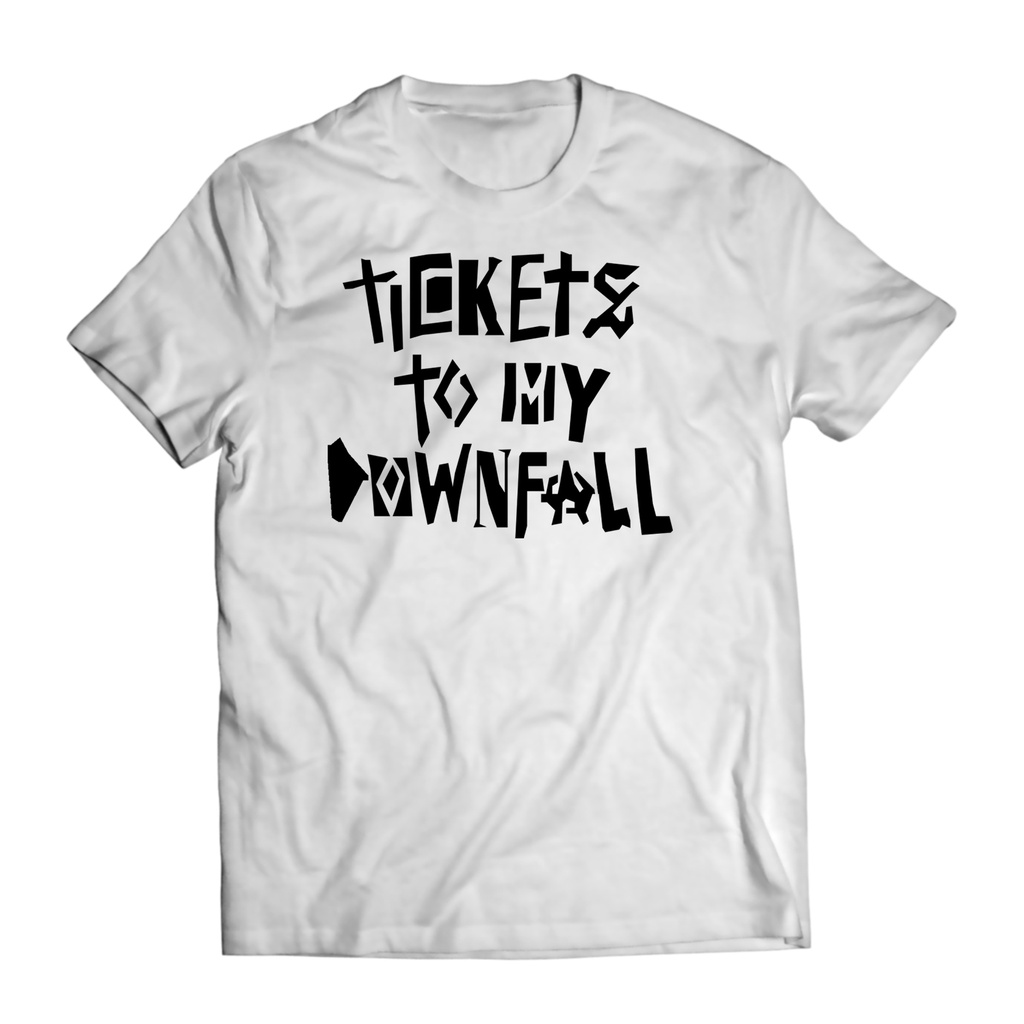 Camiseta Machine Gun Kelly TIckets To My Downfall Unissex Adulto Infantil